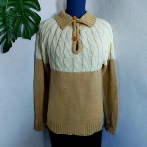 Vintage Michelangelo Two Tone Pullover Sweater